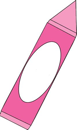 Giant Pink Crayon Clip Art - Giant Pink Crayon Image