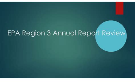 EPA Region 3 Annual Report Review | Pretreatment Information Exchange