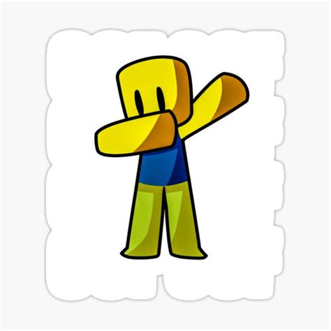 "Cute Gaming Noob - OOF Meme Dabbing Dab Hand Drawn Noob Gamer" Sticker for Sale by Kieprongbuon ...