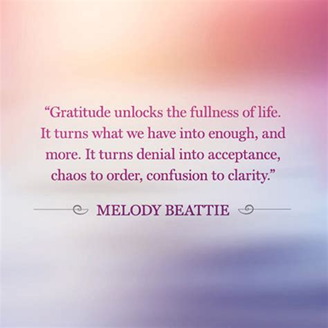 Melody Beattie Quote - Gratitude