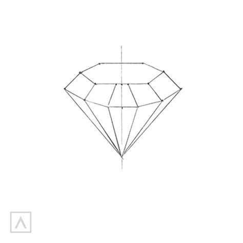 How to Draw a Dazzling Diamond Step-by-step | ARTEZA