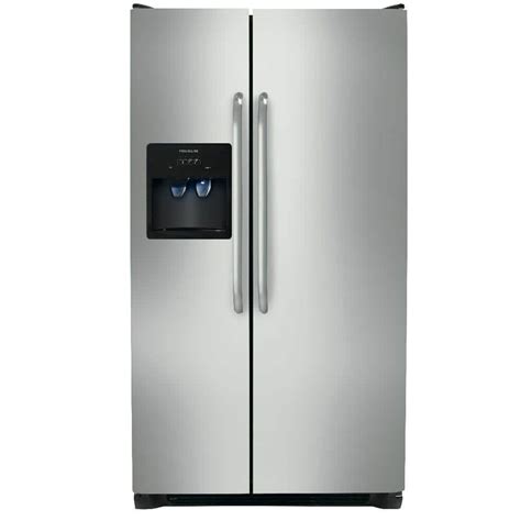 Frigidaire 25.54 cu. ft. Side by Side Refrigerator in Stainless Steel-FFSS2614QS - The Home Depot