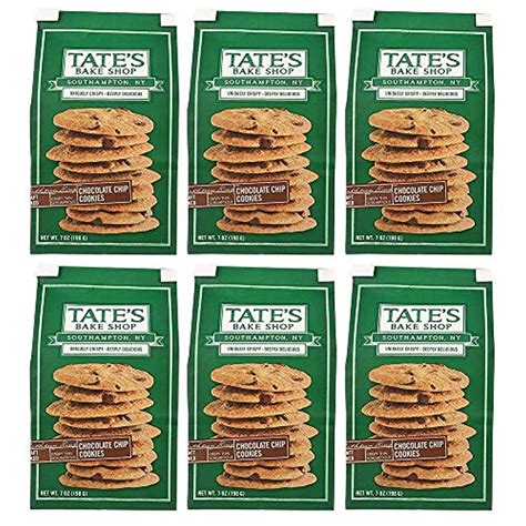 Tate's Bake Shop Thin & Crispy Cookies, Chocolate Chip, 7 Oz, Pack Of 6 - Walmart.com - Walmart.com