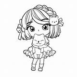 Cute Anime Girls Coloring Pages  Home sketch template