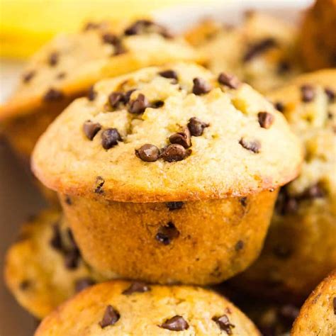 Chocolate Chip Banana Bread Muffins