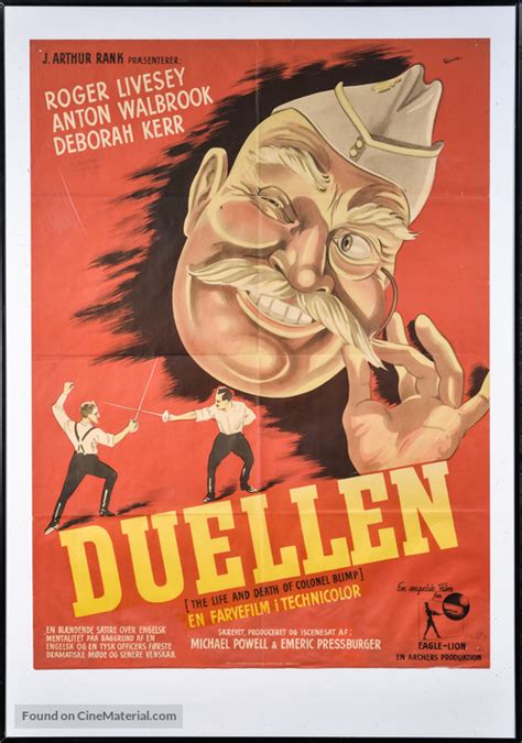 The Life and Death of Colonel Blimp (1943) Danish movie poster