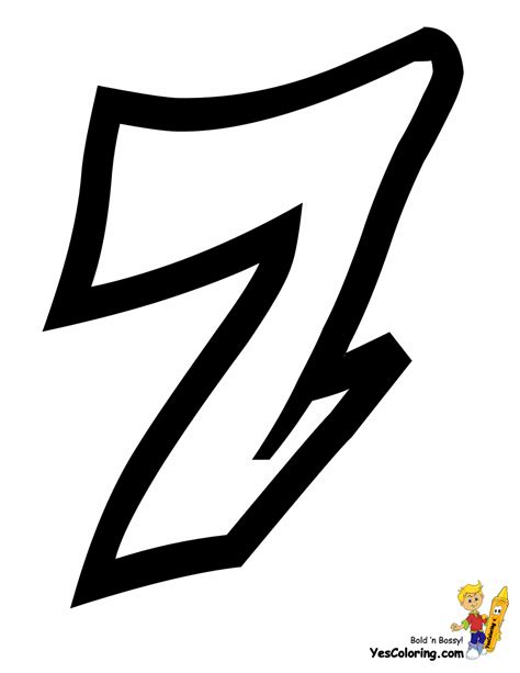 throw-up-graffiti-7-numbers-coloring-page-at-yescoloring.gif 935×1.210 Pixel Graffiti Numbers ...