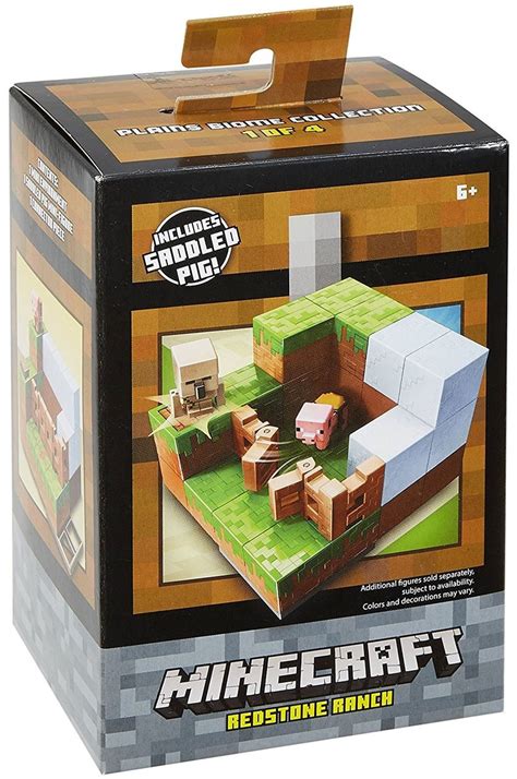 Minecraft Plains Biome Collection Redstone Ranch Mini Figure ...