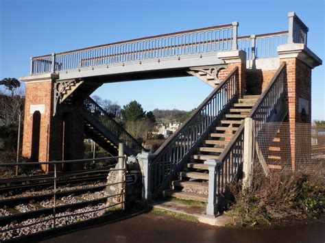 Railway footbridge, Dawlish Warren © Roger Cornfoot :: Geograph Britain ...