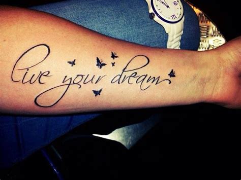 live your dreams tattoo designs - driesvannotenmarbleprint