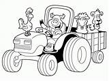 Tractor Coloring Pages Printable sketch template