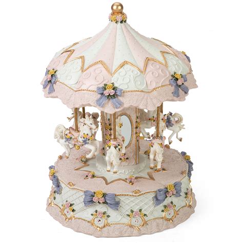 The Russell Collection - Grand Musical Carousel Pink | Peter's of ...