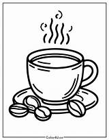 Free Espresso Coloring Sheet 6 Downloads Download And Print PDF sketch template