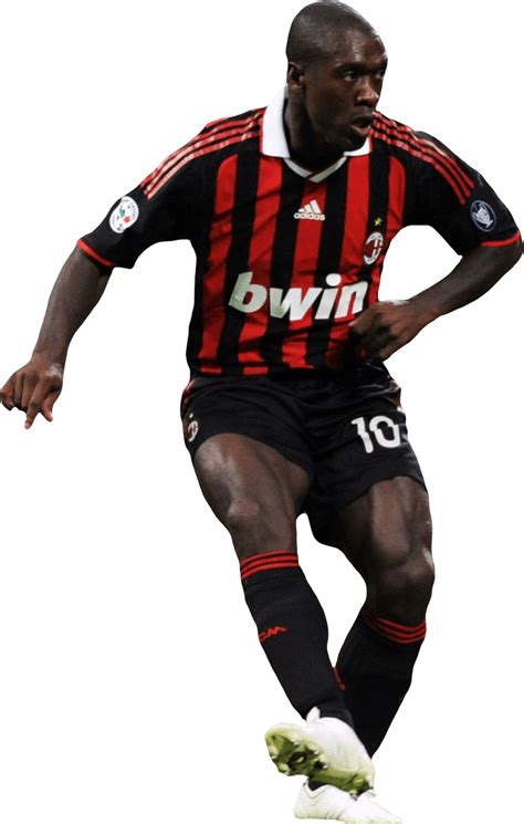 Clarence Seedorf Milan football render - FootyRenders