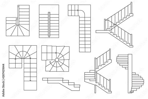 Stairs Drawing Plan