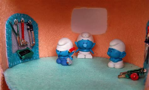 Handy Smurf, Clockwork Smurf, Grouchy Smurf | jujushka | Flickr