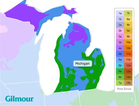 Mi Planting Zones Plant Hardiness Zone Map Planting Zones Map Plant ...