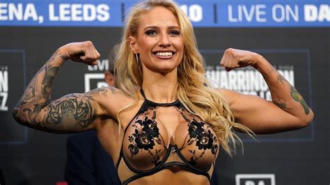 Ebanie Bridges' Battle of the Boobs against Avril Mathie 'is called off with Australian in ...