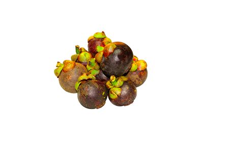 Isolated Purple Mangosteen Tropical And Edible White, Health, Focus ...