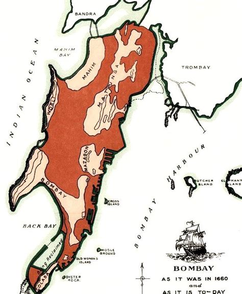 The Seven Islands of Mumbai [OS] [672x818] : MapPorn