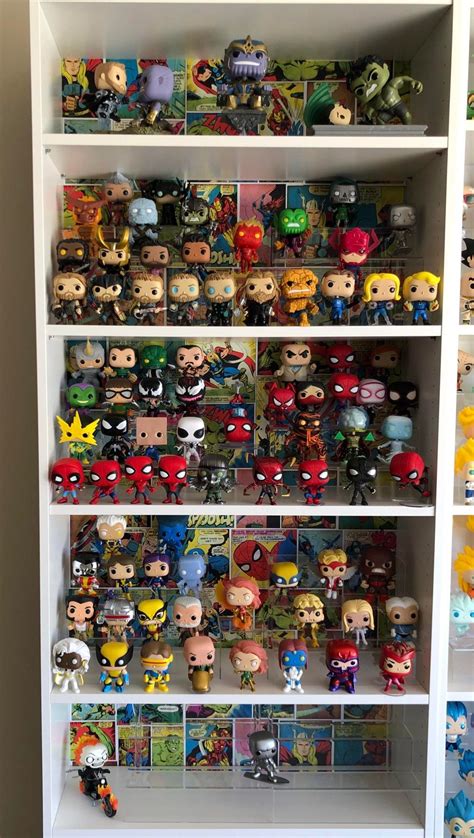 Comic Book Background? Amazing marvel Collection 🔥 | Funko pop display ...