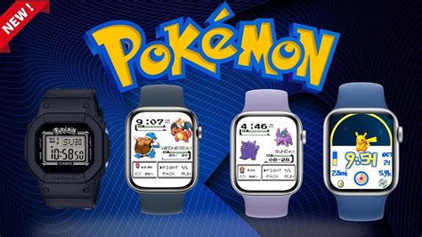Pokemon Watch Face (Series 1-8) | Clockology Custom Apple Watch Faces ...