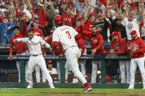 Bryce Harper launches Phillies to NLDS lead with epic response to Brave ...