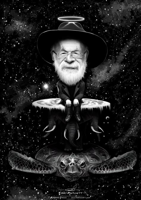 Terry Pratchett by pardoart on DeviantArt