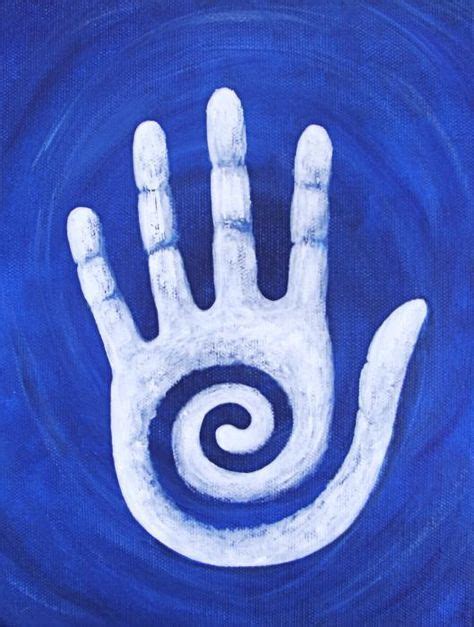 Hopi Hand. The symbol "Hopi hand" stands for creativity and healing. | Art, Symbols, Spiritual art