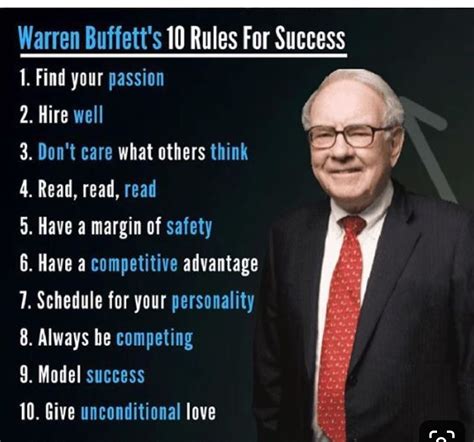 Warren Buffett’s 10 Rules for Success Quotes Dream, Life Quotes Love ...