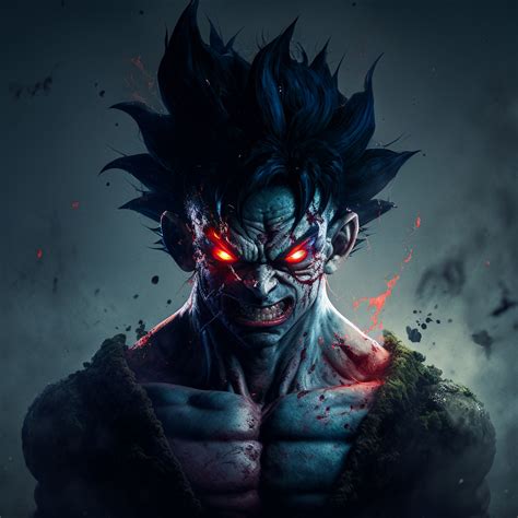 Zombie Goku by NerdyAIArtist on DeviantArt