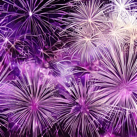 Purple Fireworks Background · Creative Fabrica