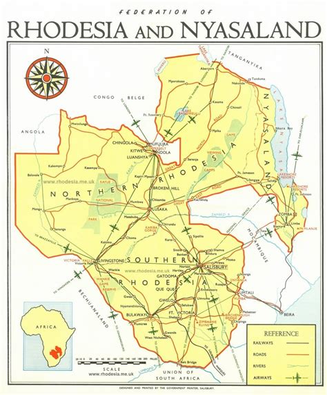 Rhodesian Maps Archive of Rhodesia