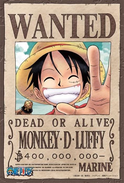 Wanted Poster Of Monkey D. Luffy Wallpapers - Wallpaper Cave