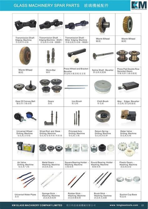 Spare Parts For Glass Machines – KM GLASS TOOLS