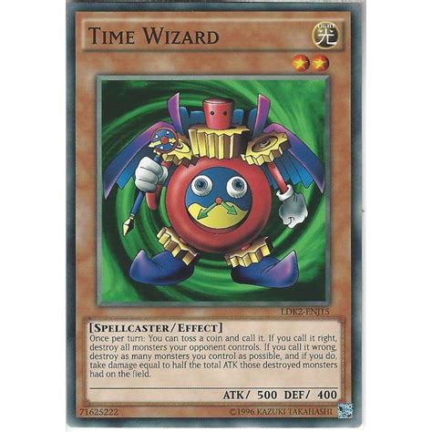 Yu-Gi-Oh! Trading Card Game LDK2-ENJ15 Time Wizard | Unlimited | Common Card - Trading Card ...