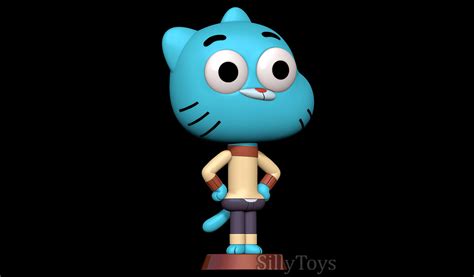 Gumball Watterson - The Amazing World of Gumball 3D Model by SillyToys