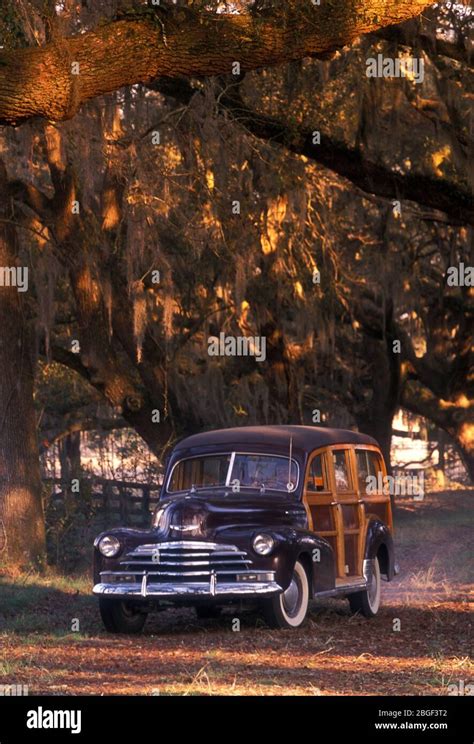 1940's Chevrolet Woody Station Wagon Stock Photo - Alamy