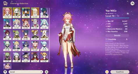 Yae Miko + Kagura + Nahida + Andarilho + Espinha Celestial + - Genshin Impact - DFG