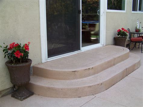 Rounded Concrete Patio Steps | Dream Backyard Patio | Pinterest | Patio ...