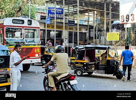 Dahisar Railway Station entry Mumbai Maharashtra India Asia Stock Photo ...