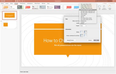 How to Change Slide Size in PowerPoint – Yes Web Designs