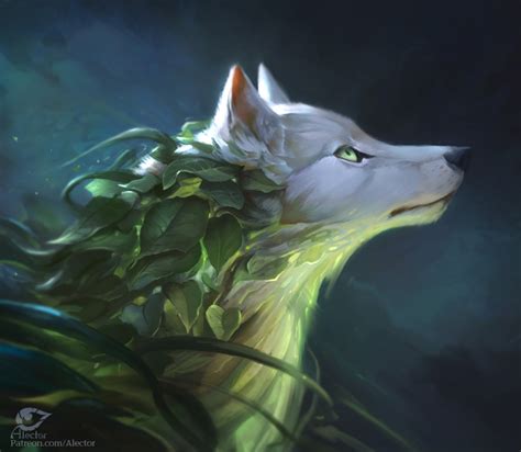 Glimpse by AlectorFencer on DeviantArt | Mythical creatures art, Mythical creatures, Fantasy wolf