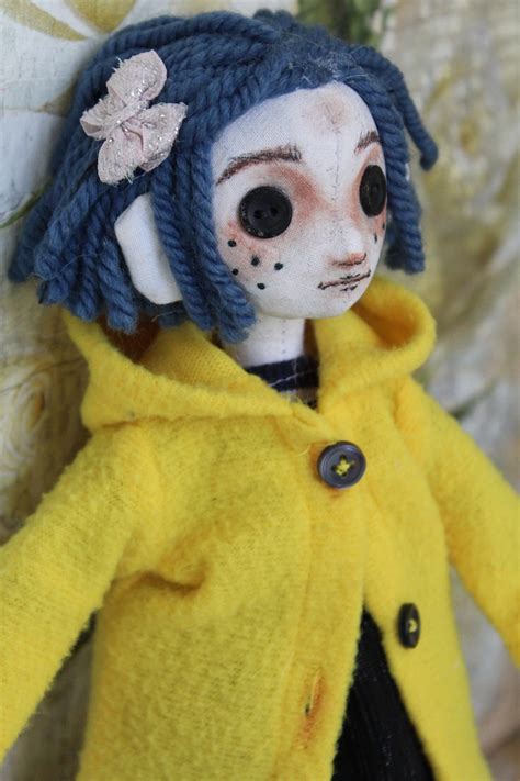 Coraline Doll. Handmade Art Doll. OOAK Doll. Fairytale Doll | Etsy