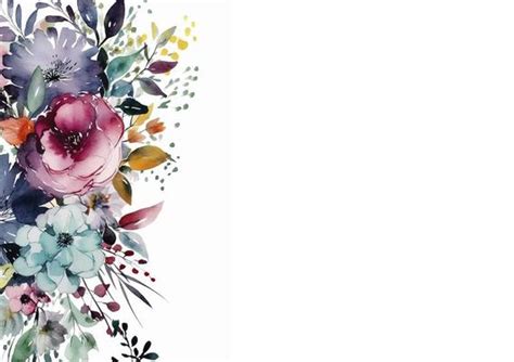 Watercolor Floral Invitation Stock Photos, Images and Backgrounds for ...