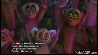 I Like To Move It (Original Video) Madagascar HD on Make a GIF