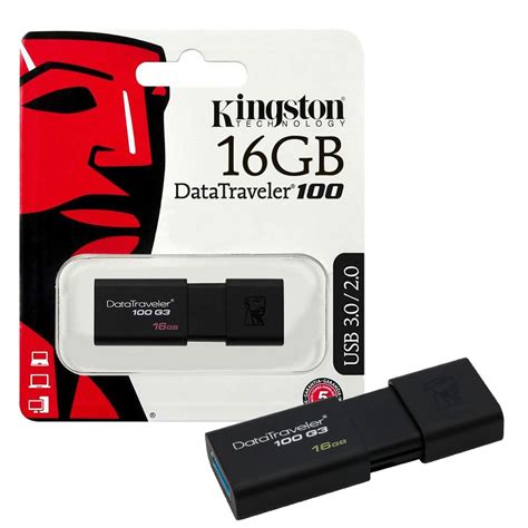 Kingston Data Traveler 100 G3 USB 3.0 Memory Sticks - 8GB 16GB 32GB ...