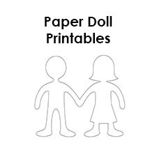 Printable Paper Doll Templates | Make Your Own Paper Dolls