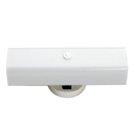 Nuvo 14" Vanity Light Fixture w/ Bottom Turn Switch, White "U" Channel ...