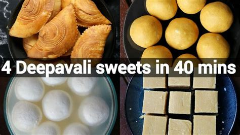 4 must diwali sweets recipes 2020 | easy & simple deepavali sweets ...